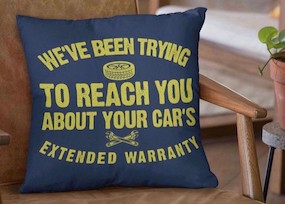 #extendedcarwarranty #carwarranty  #carwarrantycalls #decorativepillow #funnypics