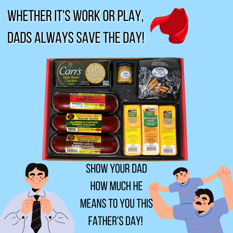 CheeseSausageCo's tweet photo. Show your dad how much he means to you this Father's Day!

https://t.co/ZJVbBmpsKR https://t.co/1AEVQ5HdsT