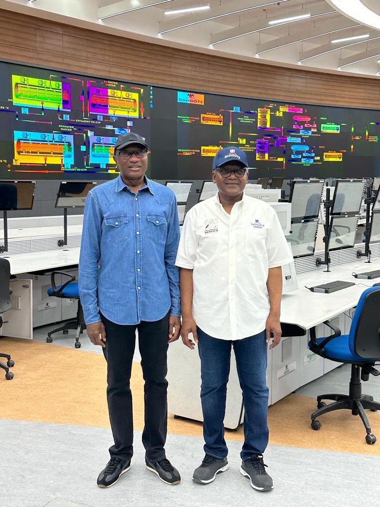 realFemiOtedola's tweet photo. Countdown to the commissioning of the world’s biggest refinery tomorrow 🏭 History is made @AlikoDangote 👏🏾…F.Ote💲 https://t.co/wqB9tMbXCE