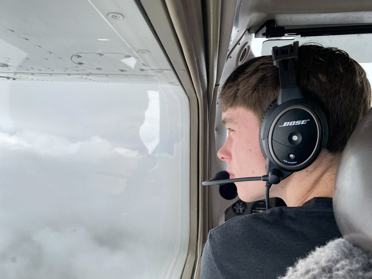 I'm exempt from finals this year, so I began my summer break early and spent some time with my head in the clouds.  2022-23 was great! Have a great summer, <a href="/DCcougarnation/">Dickson County High School</a>!  #StudentPilot