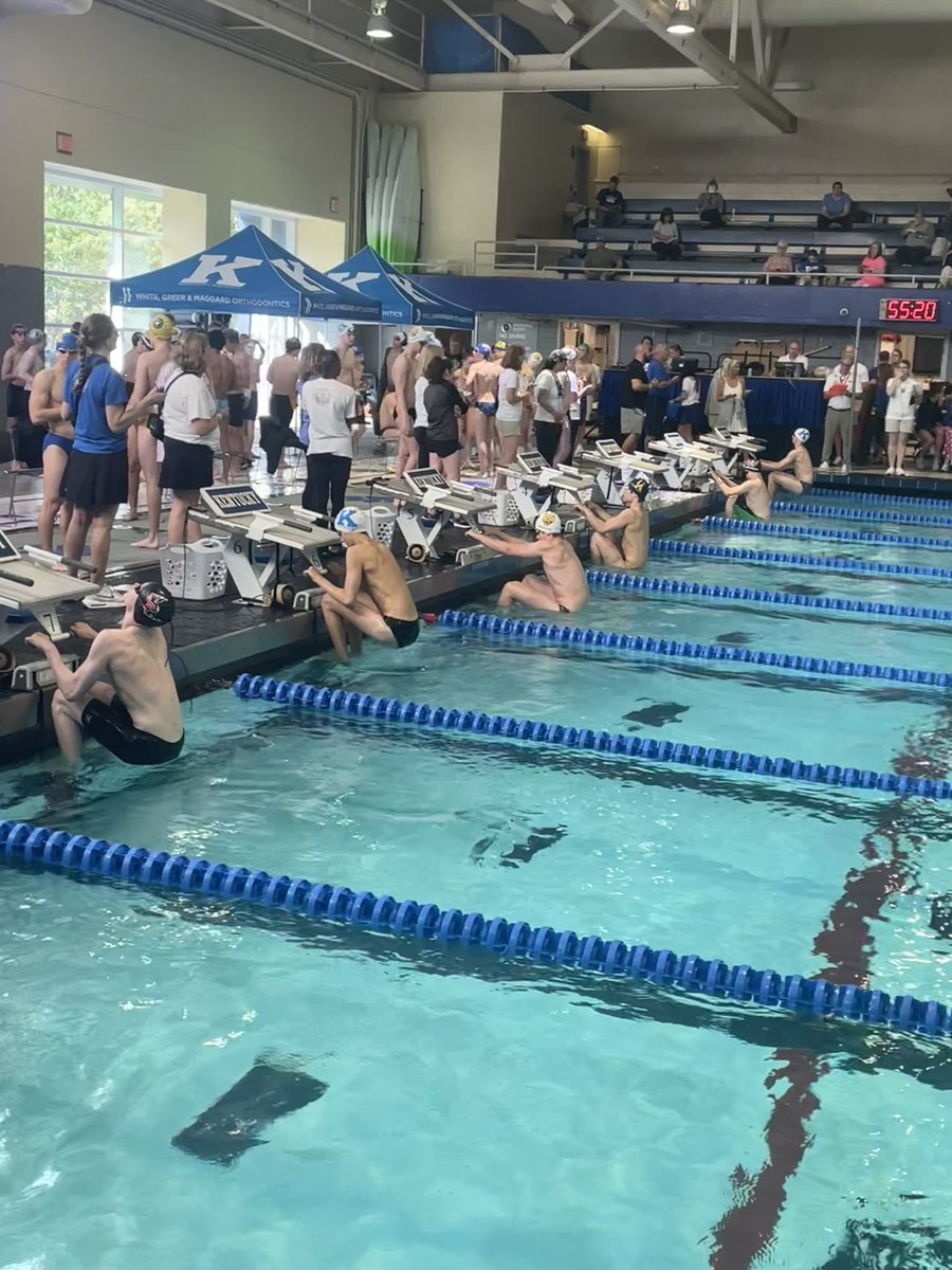 Danny and PJV both throw down 1:07.9ers as the starting point for the season in 100 Back. Way to go!