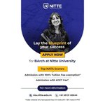 Photo by Nitte Institute of Architecture (@NitteOf)