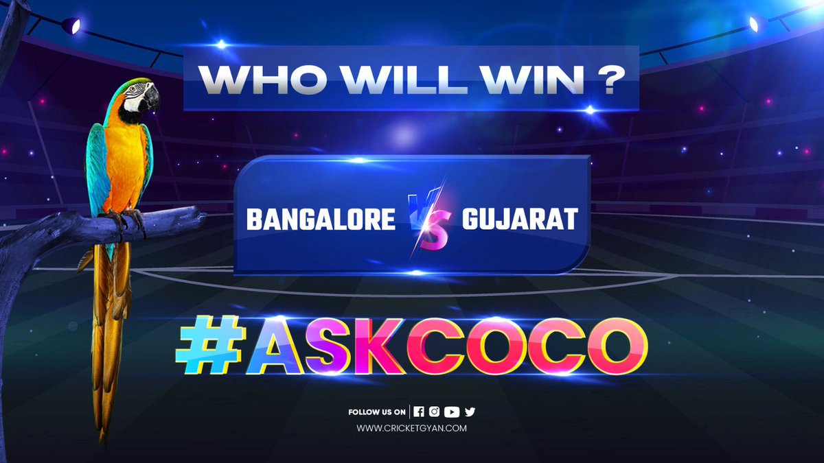 cricketgyann's tweet photo. Who will win today's battle?
Want to know #coco prediction? Follow link in our story.
.
.
#askcoco #coco #bangalore #gujarat #cricketgyan #ipl2023 https://t.co/5srgNivJ5N