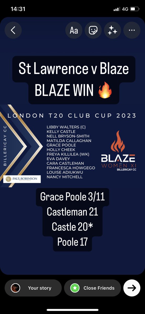 Billericay Blaze Women XI (@billericayblaze) on Twitter photo 