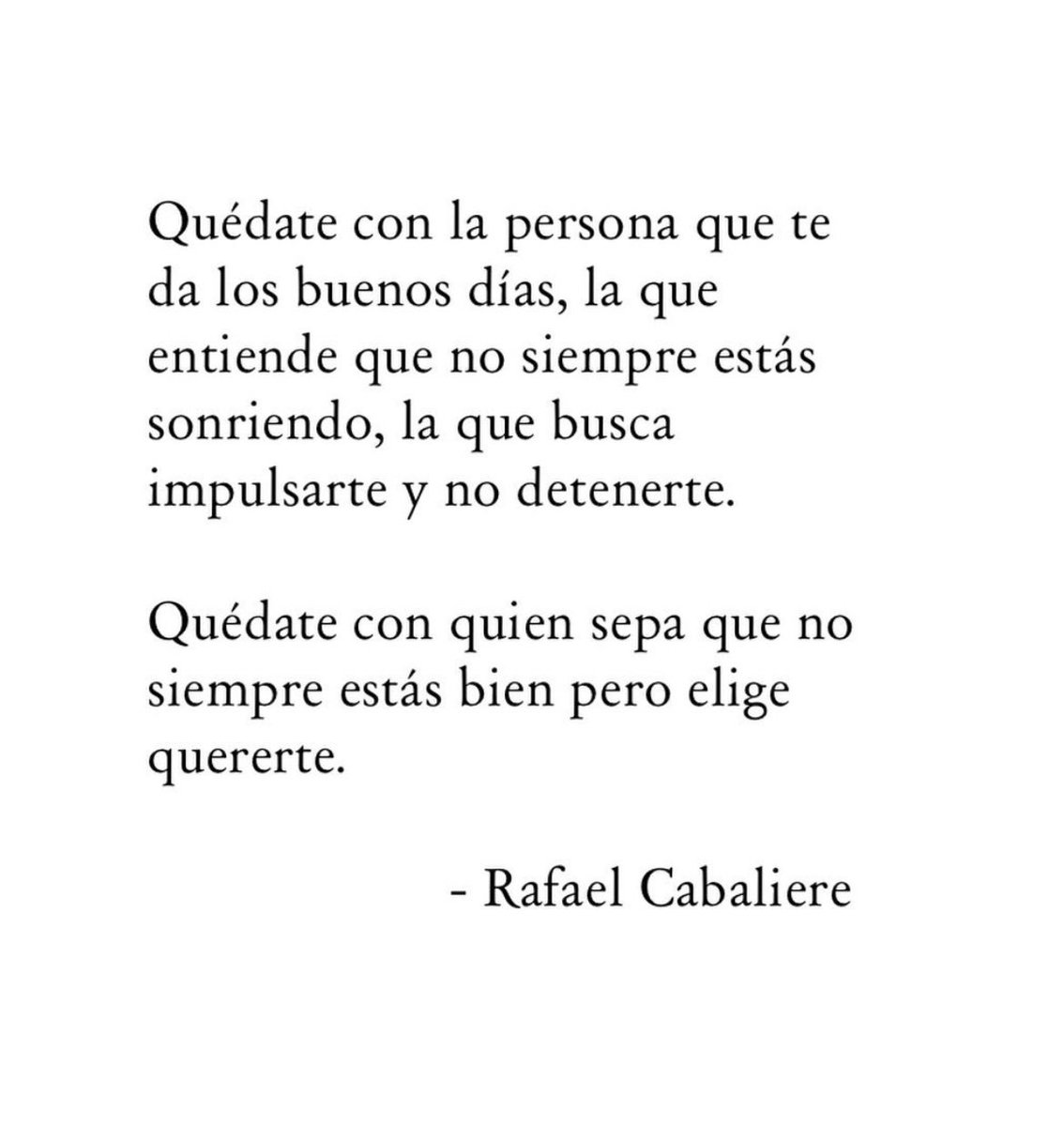 Cementedelibros's tweet photo. “Quédate con quien sepa que no siempre estás bien pero elige quererte.”
Autor: @RafaelCabaliere 
#cementeriodelibros https://t.co/ZK1ZGzJO8Y