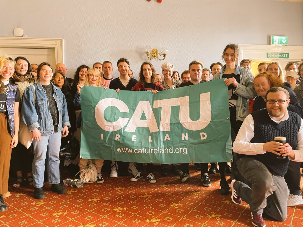 We had a very successful (and, finally, in-person!) Ard Fheis! A great year of organising is ahead of us. Remember to join if you're not already a member! 

catuireland.org/join/