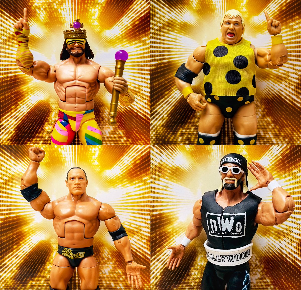 Elite Collection Wrestlemania Series 39

#TheRock #DwayneJohnson #dustyrhodes #theamericandream #machoman #RandySavage #MachoKing #OhYeah #HulkHogan #Hulkamania #Hulkster #HulkRules #WWF #WWE #WWEChampion #WWELegend #Wrestlemania #Mattel #Wrestlingfigures #Figlife