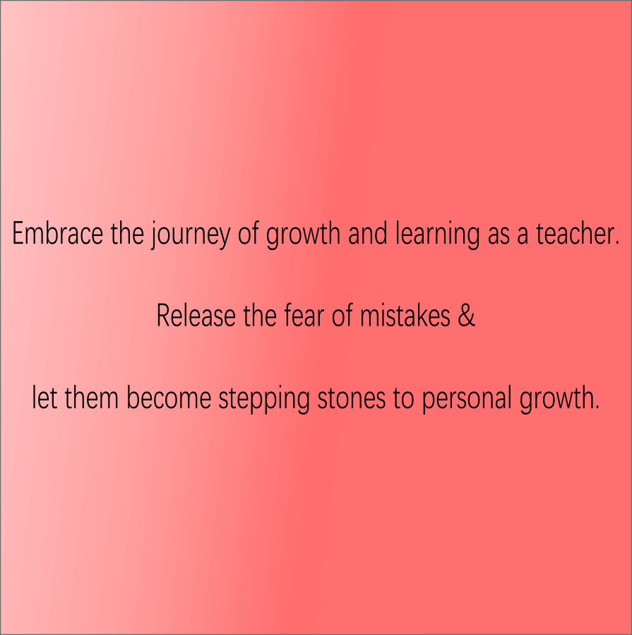 The desire to provide the best education, manage behaviour and ensure student success can bring pressure.
Remember,You are prepared, capable, and making a positive impact. Take a deep  breath, trust your expertise, and create an impactful learning  environment.✨🦋#TeacherGrowth