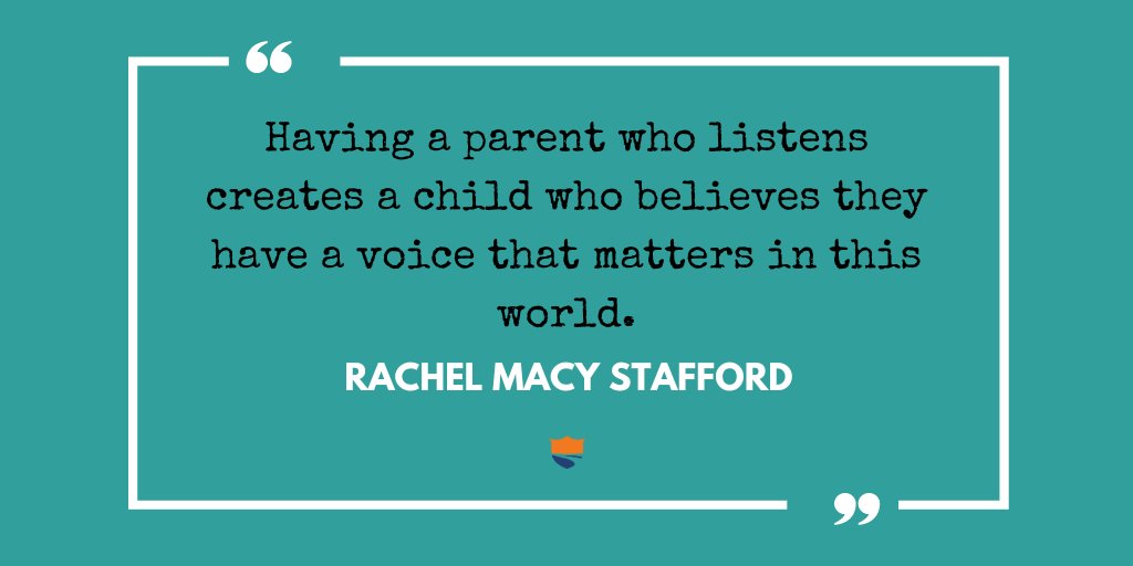 Having a parent who listens creates a child who believes they have a voice that matters in this world. - Rachel Macy Stafford

 #gtscholars #education #quoteoftheday