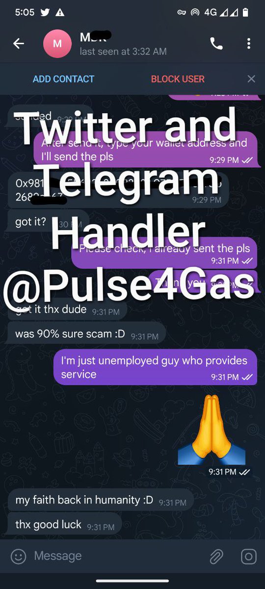 Pulse4Gas's tweet photo. Thank you! I am happily serving the PulseChain community. https://t.co/rmXcTW6yK5