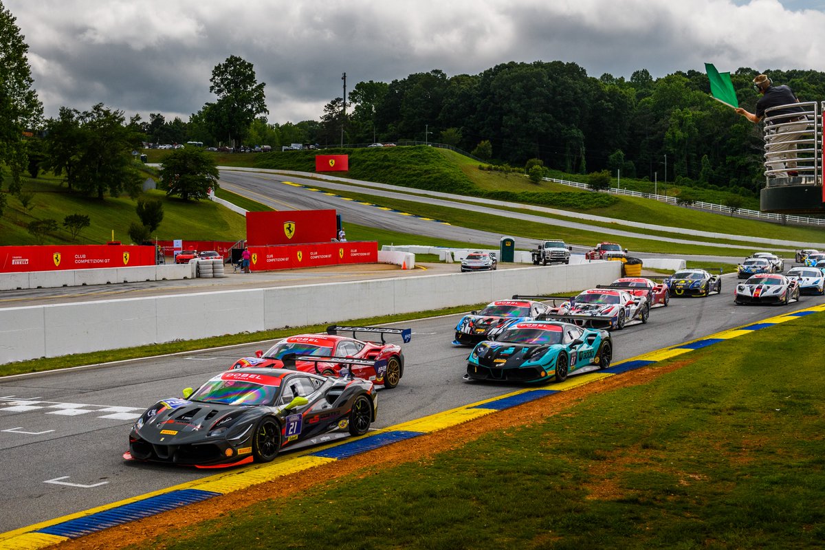 FerrariRaces's tweet photo. #FerrariChallenge North America Race 1 at @RoadAtlanta in the bag! 

Don't miss our photo dump from the Saturday action of round 3. 📸📸

@FerrariUSA Trofeo @pirellisport Coppa @ShellMotorsport #FerrariCorseClienti #FerrariRaces https://t.co/44Kt3P3E8f