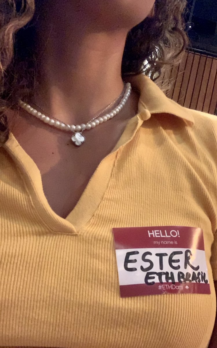 SterFonseca's tweet photo. Are you at #ETHDam ?
Find this Ester lady to know more about Brazil and LatAm 🇧🇷🌎
@Ethereum_Brasil
#EthSP https://t.co/hyHENtyr0m
