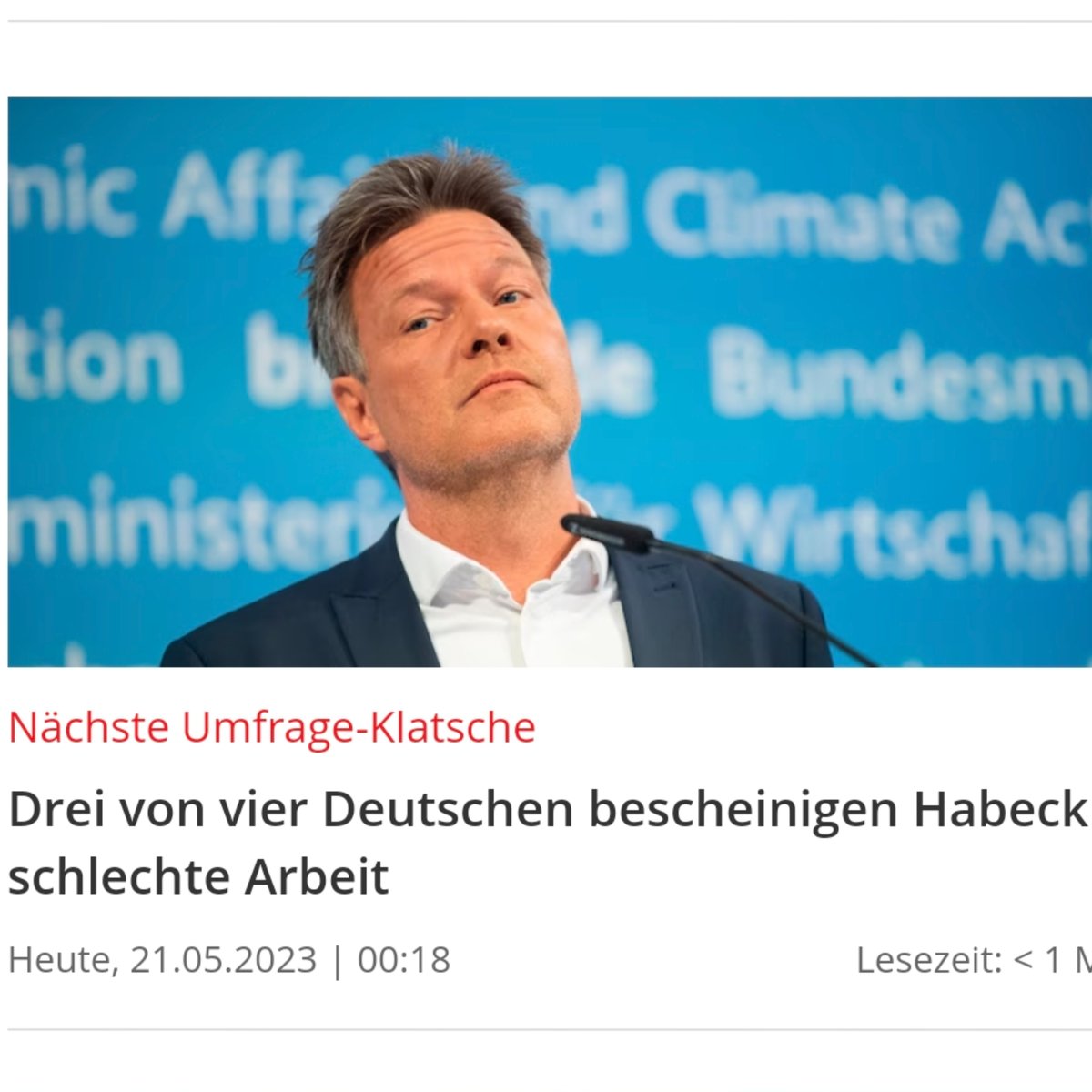 Staatsfaint's tweet image. Emilia #Fester würde vermutlich sagen :,,Das zeigt die Mehrheit ist mit Roberts Arbeit zufrieden. &quot; 
#GruenenInkompetenz 
#Habeck #HabeckRuecktritt