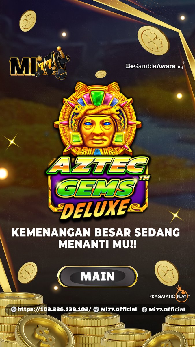 Mi77Ofc's tweet photo. "AZTEC GEMS"Game boleh buluk Tapi WD bikin Dompet Gemuk , Mainkan gamenya Cuma di MI77

#mi77 #infoslot #slotterbaru #sensasional #gameonline #poker #sensasional #jackpot #livecasino #slotgacor 
DAFTARKAN SEKARANG : 
https://t.co/afflYtDGdJ https://t.co/7KZqH4jTIx
