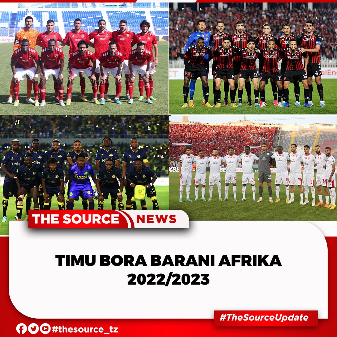 The Source Initiative on Twitter "Timu bora barani Afrika ambazo