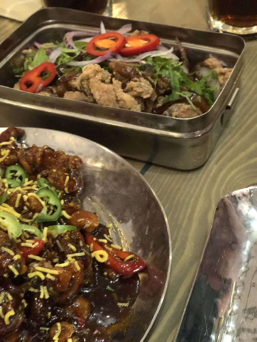 Joybellsme's tweet photo. We went to @Mowglistfood yesterday for my daughter’s 26th birthday and ate far too much delicious food. Highly recommend it and can’t wait to return soon! https://t.co/CLEl6mZoea