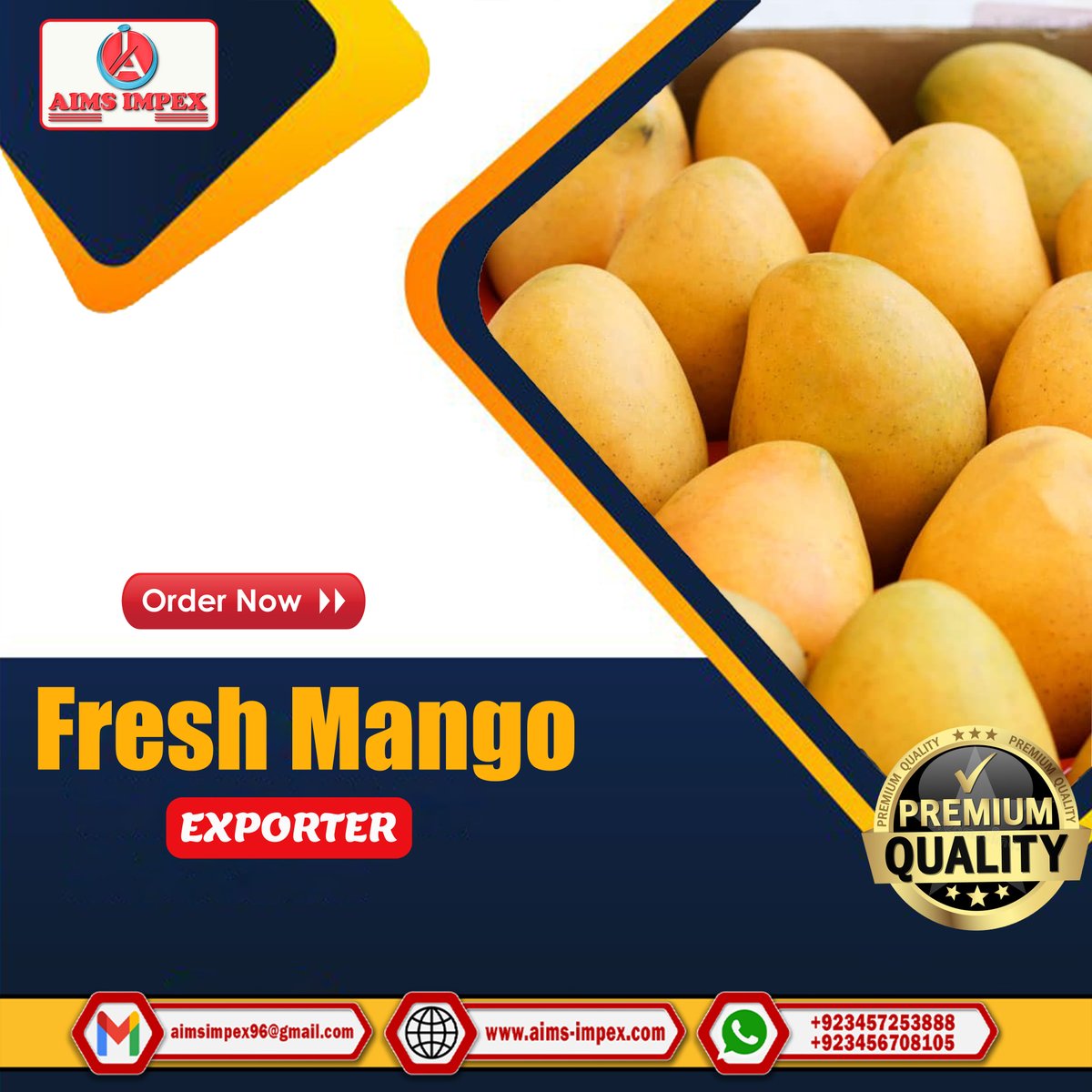 AimsImpex's tweet photo. If you're interested in exporting your Fresh Mango products through AIMS IMPEX (PVT) LTD,
https://t.co/oHJcSYxqYH
#aimsimpex #aimsimpexgroup #pakitanexporter #fruitsexporter #vegetableexporter #exporterfrompakistan #freshfruit #freshvegetable #optatoes #mango #cauliflower https://t.co/Q18jMyQZvb