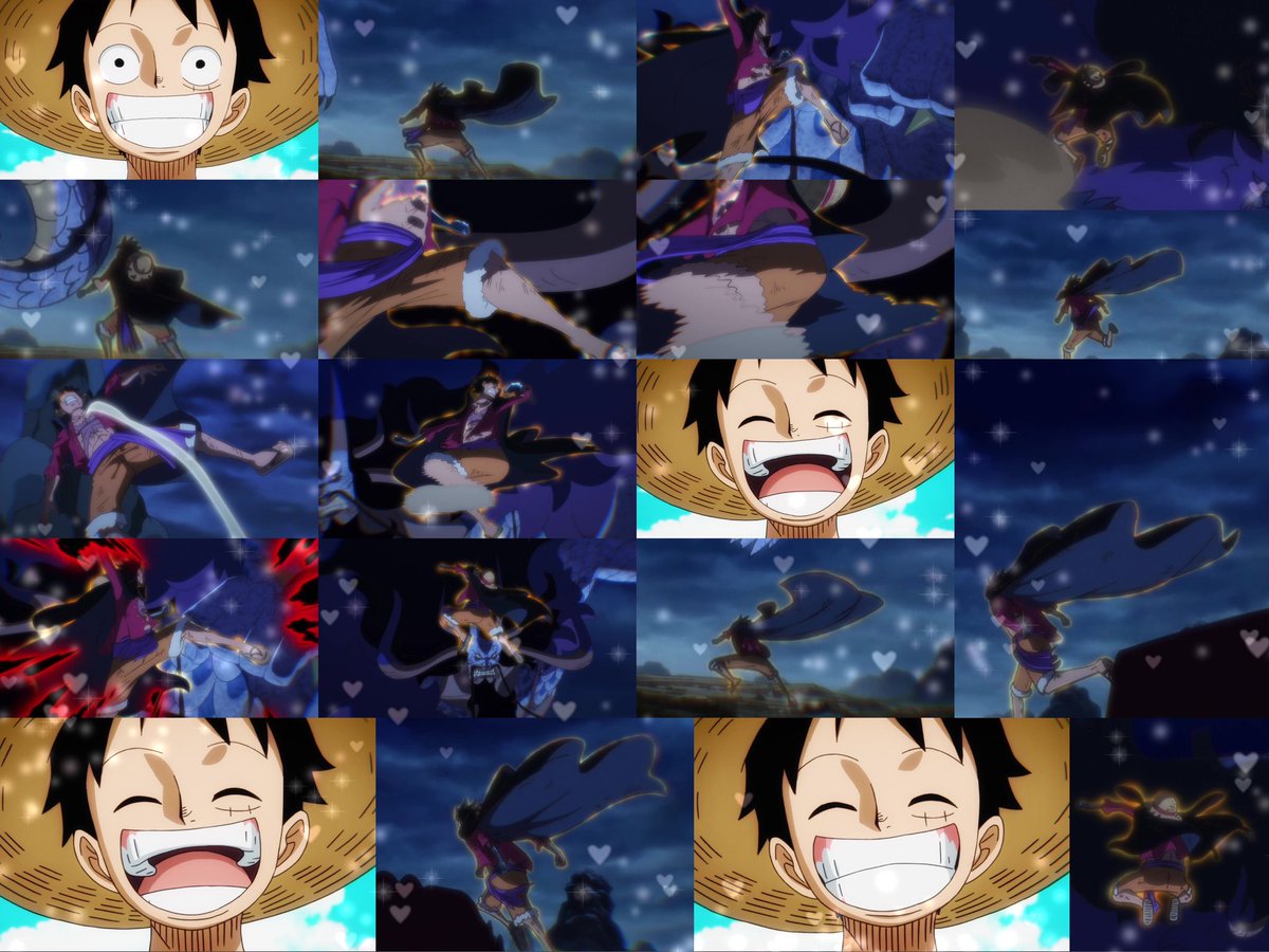 #ONEPIECE1062 

I miss Luffy every day. 🖤 It’s so nice to see him briefly, a badass fighter with the brightest smile in the universe. 🥹🖤🖤