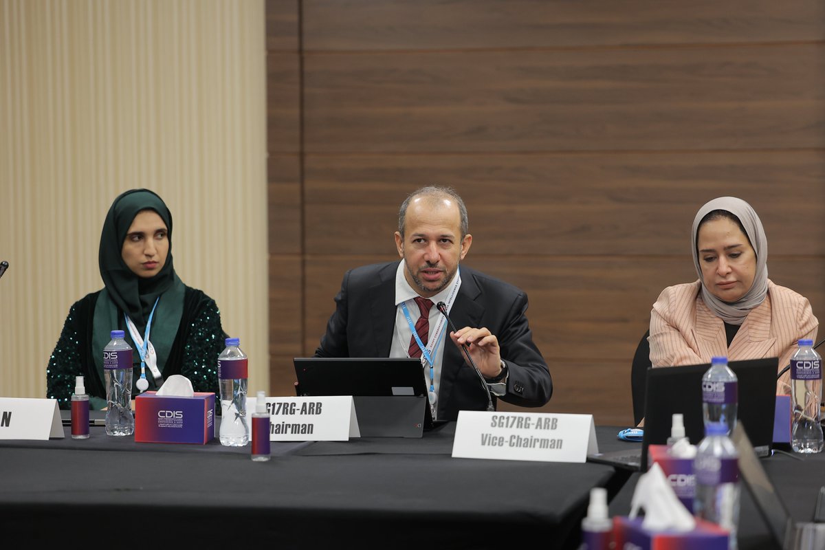 OmanCERT's tweet photo. 💠The Sultanate of Oman represent by @mtcitoman   chaired the ITU-SG17 Arab Meeting in parallel with @CdisEg conference in Egypt. https://t.co/4sT3QN3rxC