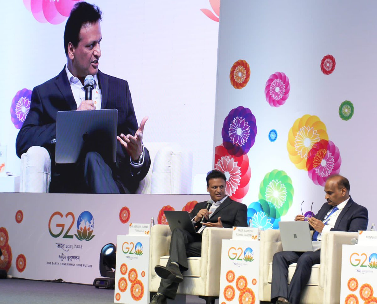 moefcc's tweet photo. The post lunch session of Day 1 during the 3rd ECSWG meeting witnesses a noteworthy panel discussion on policy, governance and participation, by well-known experts on Blue Economy. 

#G20BeachCleanUp #CleanOceans #SaveOurBeaches #G20ForOceans #MyBeachMyPride #MissionLiFE

@g20org https://t.co/g4UlE4SyPm