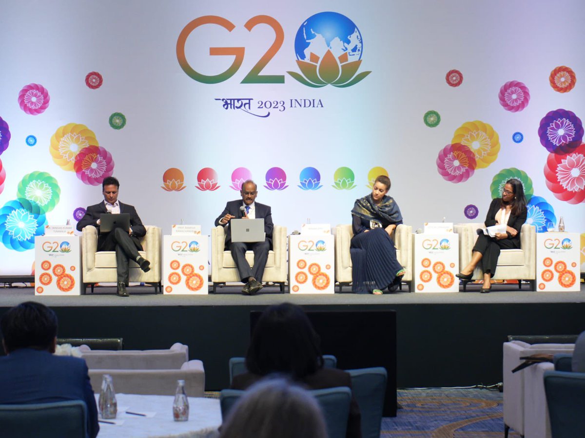 moefcc's tweet photo. The post lunch session of Day 1 during the 3rd ECSWG meeting witnesses a noteworthy panel discussion on policy, governance and participation, by well-known experts on Blue Economy. 

#G20BeachCleanUp #CleanOceans #SaveOurBeaches #G20ForOceans #MyBeachMyPride #MissionLiFE

@g20org https://t.co/g4UlE4SyPm