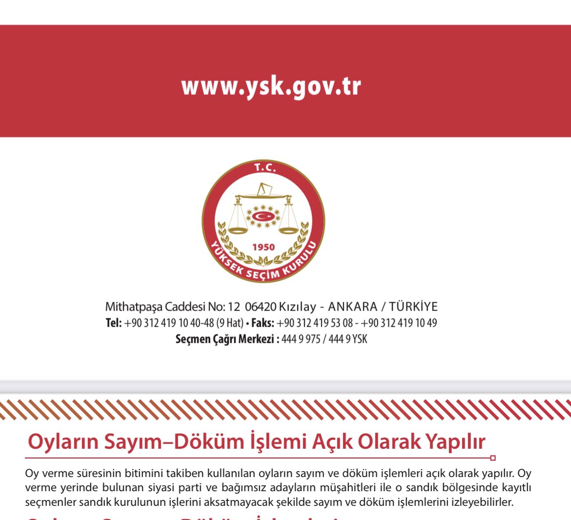 Her Partiden Değerli Vatandaşlar Merhaba!

Yüksek Seçim Kurulu’na göre;

O Sandık bölgesine kayıtlı her seçmen vatandaş, oy sayımını izleyebilir gözlemleyebilir!
(Bkz. İlişikteki belge) 

Yani, sen ben hepimiz sadece oy verdiğimiz sandığın değil o sandık bölgemizdeki tüm