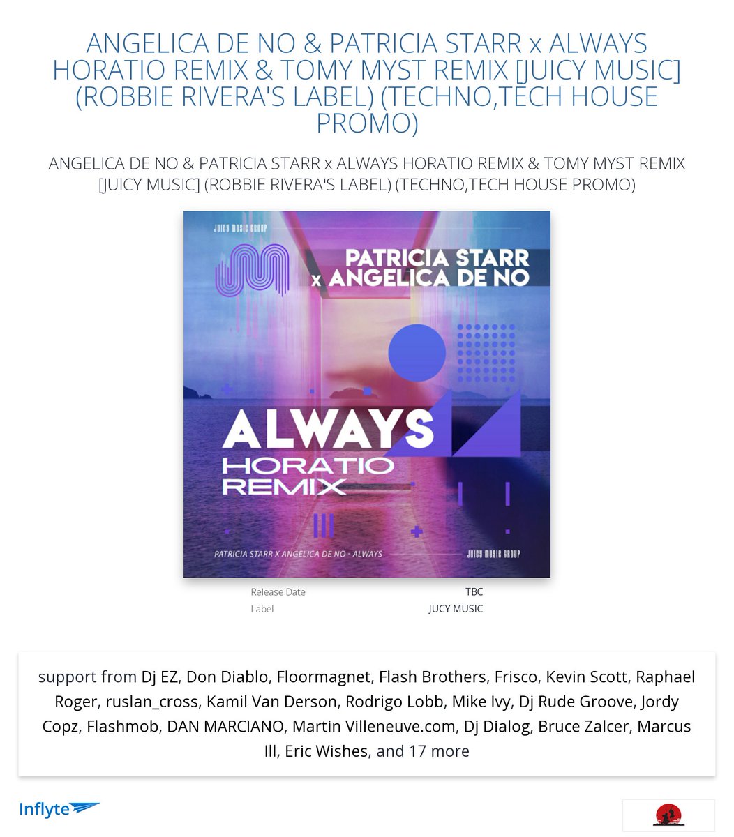 Cheers Dj Dialog for the review "Tommy Myst Remix is fire!! Full Support on this EP!! Dj