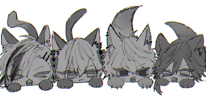 けもよん #KuzuArt #絵ブラヒム #絵スコート #イロ絵す