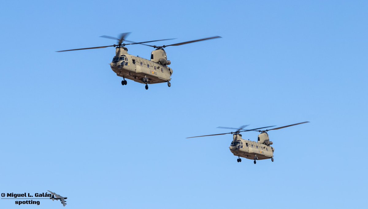OzpSvlSpott's tweet image. Goooooood afternoon Zaragoza!!! Pair of CH47 Chinook Spanish Army. LEZG, mayo 2023. @EjercitoTierra #ch47chinook #spanisharmy #swiftresponse23 #avgeek #planespotting #aviationlovers