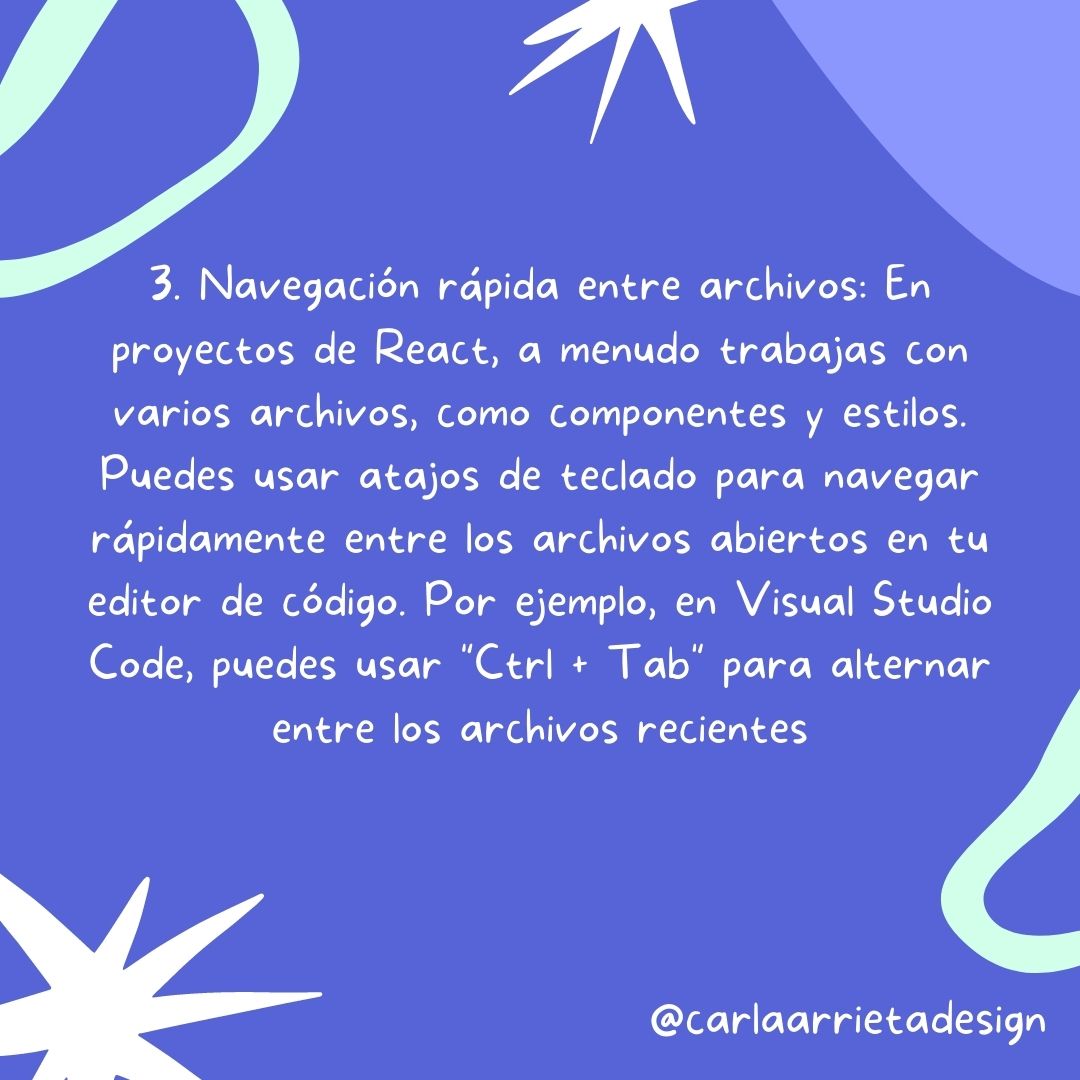 carlaadesign's tweet photo. ¡Optimiza tu flujo de trabajo en react con estos atajos de teclado! ⌨️✨

¡Ahorra tiempo y aumenta tu productividad con estos trucos de atajos de teclado en React! 💪✨

#React #AtajosDeTeclado #AceleraTuProgramación #OptimizaTuFlujoDeTrabajo https://t.co/0b1ZmqIS5u