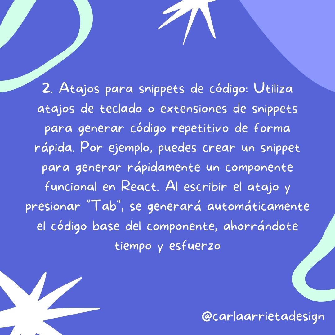 carlaadesign's tweet photo. ¡Optimiza tu flujo de trabajo en react con estos atajos de teclado! ⌨️✨

¡Ahorra tiempo y aumenta tu productividad con estos trucos de atajos de teclado en React! 💪✨

#React #AtajosDeTeclado #AceleraTuProgramación #OptimizaTuFlujoDeTrabajo https://t.co/0b1ZmqIS5u
