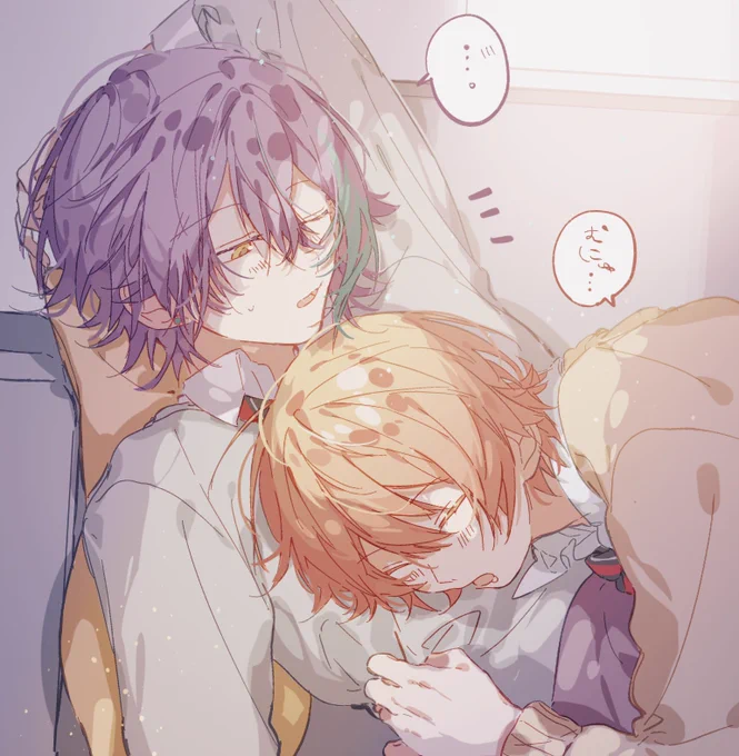昼寝してたらいつの間にか一緒に寝てる 🎈🌟