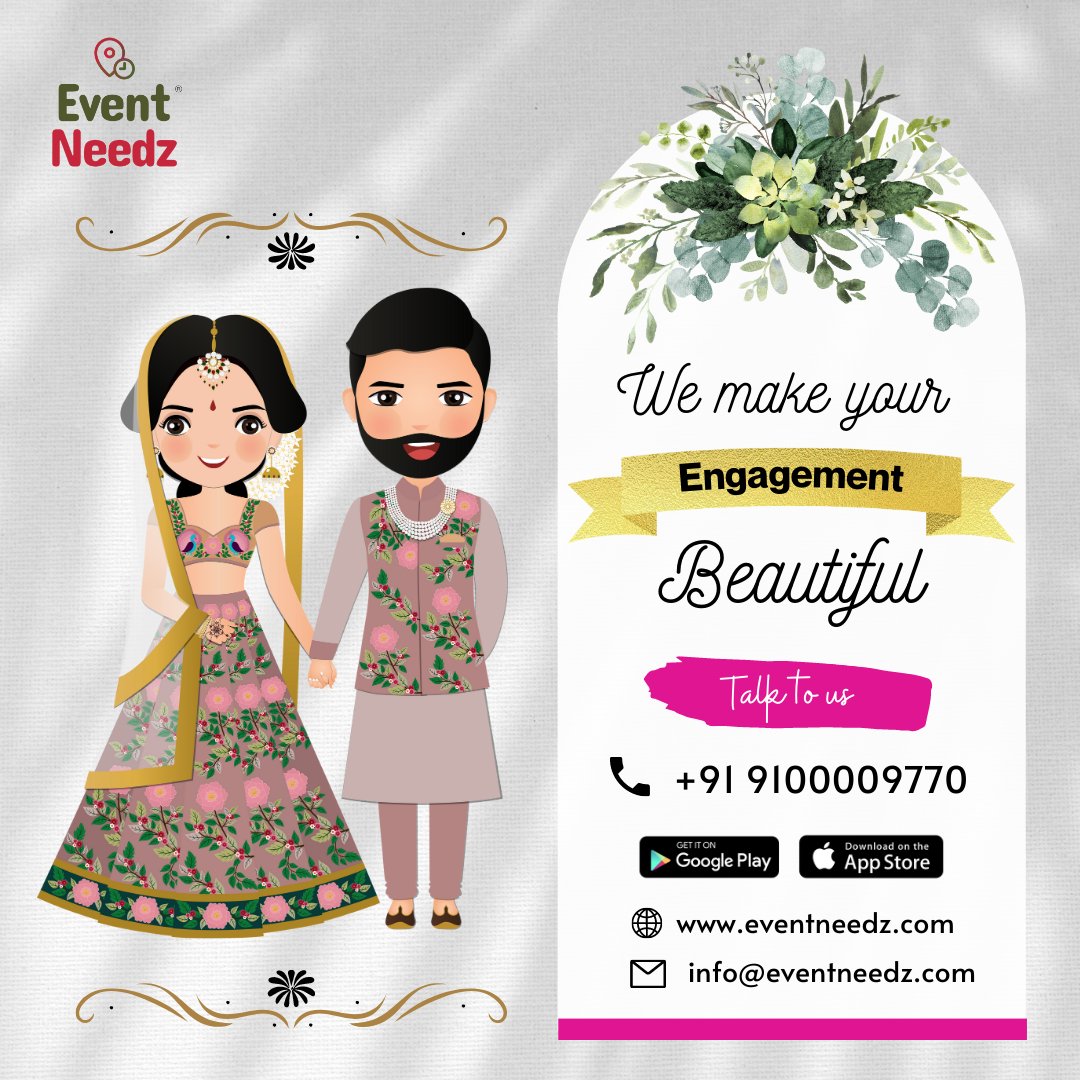 eventneedzkdspl's tweet photo. Marking the beginning of your forever love story

Check out our blog post on the engagement ceremony: https://t.co/tvJ3jjIq5E

#engagement #wedding #bride #weddingphotography #prewedding #engagementevent #engagementceremony #engaged #bridetobe #engagementphotographers https://t.co/mRhWy6C3l4