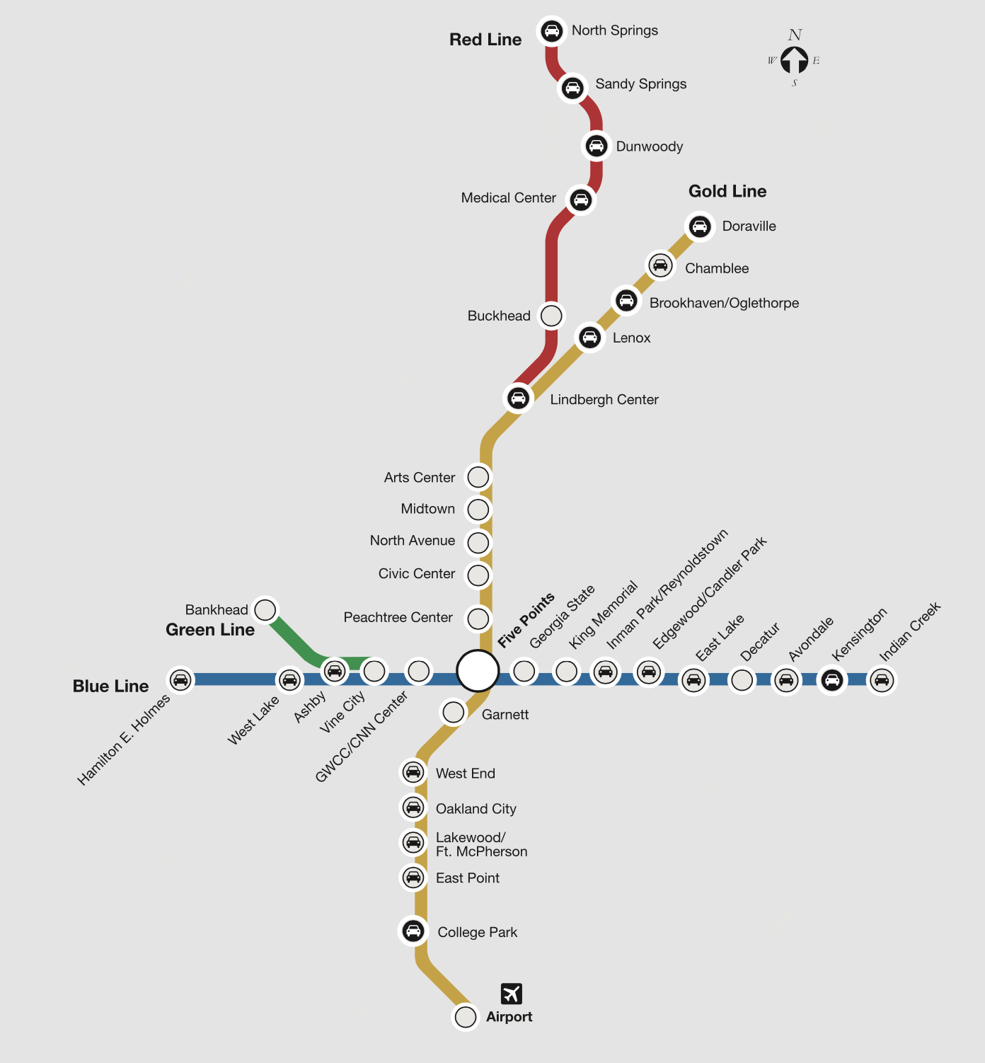 MARTA Service on Twitter "RAIL MAP FOR SATURDAYSUNDAY, MAY 2021