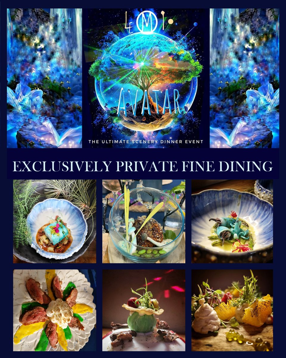 In the realm of AVATAR
Secure you culinary journey in time.
lemoi-eventcuisine.es
We are looking forward to spoil you.
#culinary #gourmet #foodart #privatedining #finedining #privatechef #privatsphäre #adventure #delicous #flavors #tastings #marbella #mijascosta #malaga