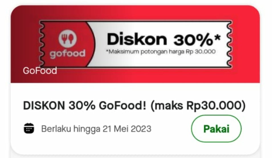 90cosmixcs's tweet photo. WTS voucher GOFOOD Diskon 30% maks.30k 

✅udah gf+ 
✅payment available : gopay/dana/shopeepay/QRIS

fee 4k/voucher

t. vc voc voucher promo gofood #zonauang #zonaba #zonajajan https://t.co/l4hrQPM21h