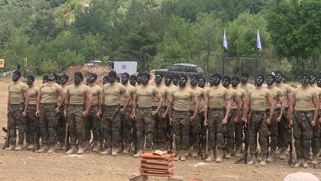 HadiNasrallah's tweet photo. From Hezbollah’s anti-Israel military drill in South Lebanon today. The group showcased advanced technology and remarkable battalion capabilities. https://t.co/Oqw1ZMaMg5