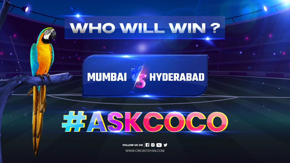 cricketgyann's tweet photo. Who will win today's battle?
Want to know #coco prediction? Follow link in our story.
.
.
.
.
#askcoco #coco #mivssrh #mumbaiindians #sunrisershyderabad #cricketgyan #ipl2023 https://t.co/pv2Wslz9Ez