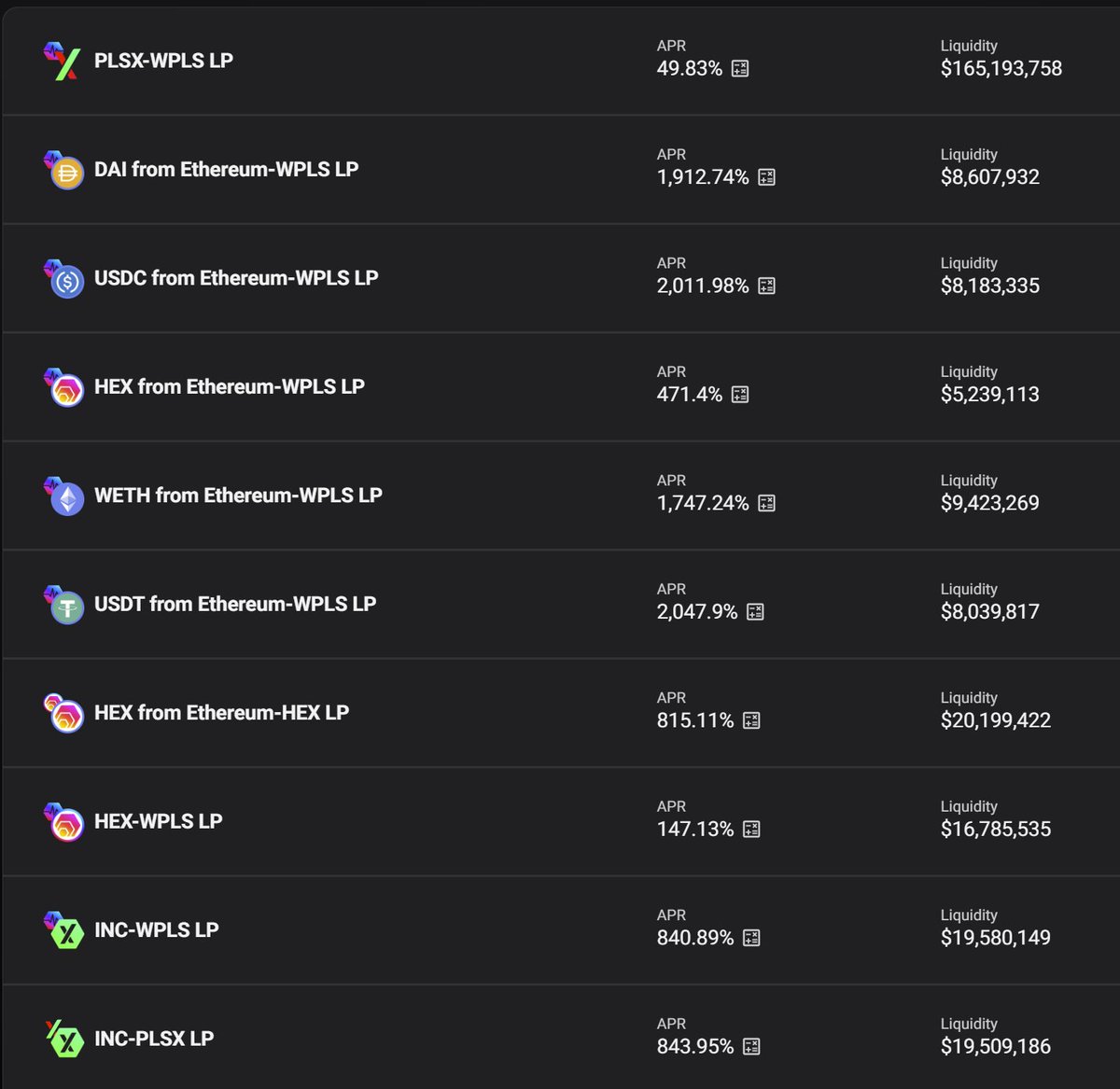 Man, #PLS, $PulseX, $INC, $HEX I can't sleep. app.pulsex.com