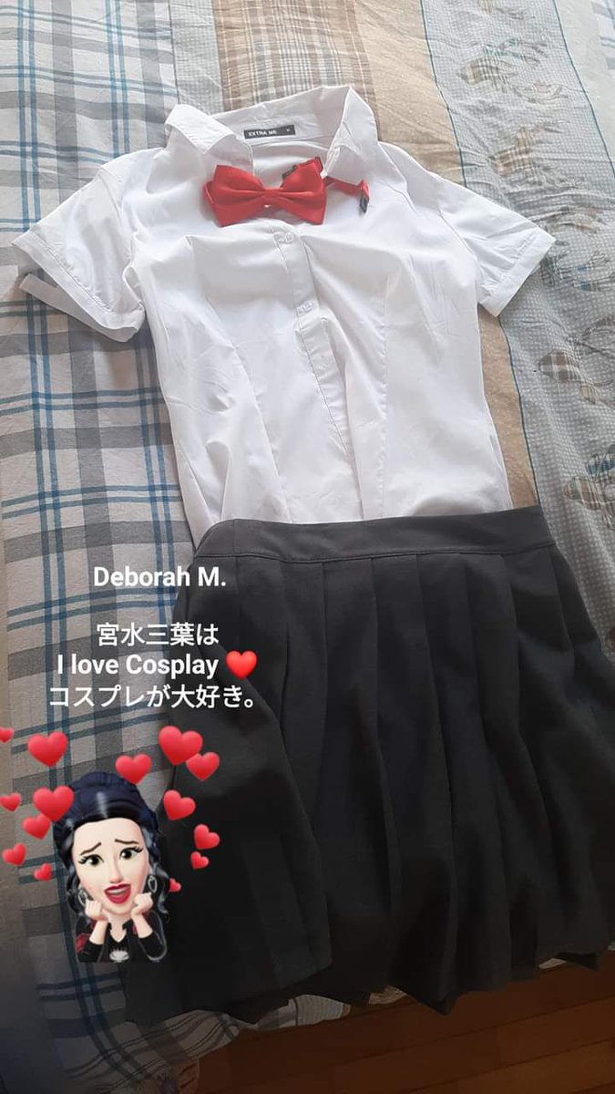 Heartilly89's tweet photo. And this is what I will wear today ! ❤
Today in Cosplay ! 😍🥰😍🤗
なんて日曜日は素晴らしいですね。
Happy Sunday Everyone ! 
#Cosplayer #lovers #Mitsua #YourName #君の名は #宮水三葉は #pictureoftheday #picoftheday https://t.co/o4gI2Stmcp