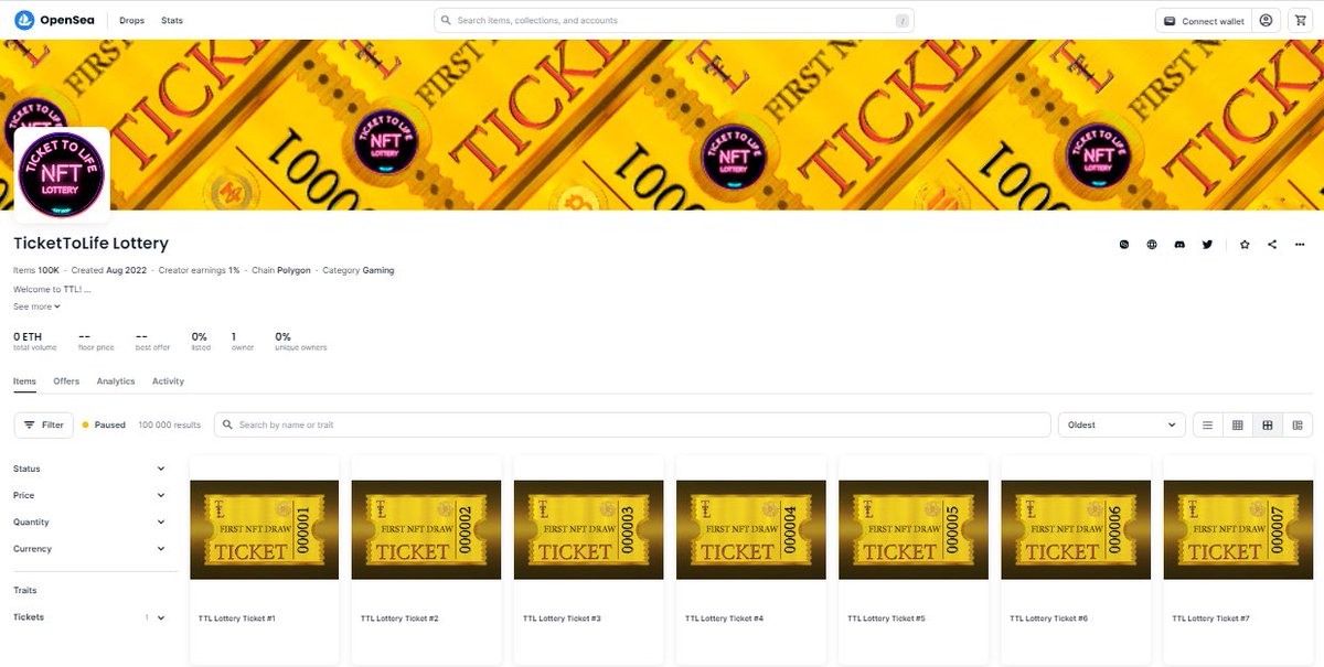 TicketToLifeNFT's tweet photo. Exciting news! Our collection is now available on Rarible and OpenSea, making it even more awesome!  We've delved deep into the world of NFTs, exploring endless possibilities and pushing boundaries to bring you this incredible collection. Prepare to be amazed! #NFT #NFTGame https://t.co/GLjRNpAT5e