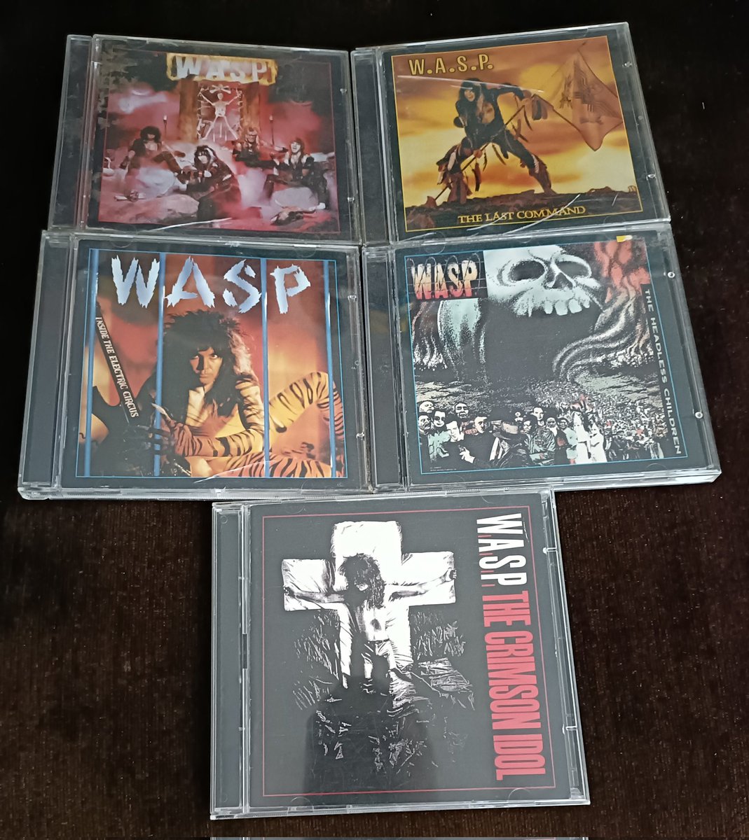 Got to love the first five W.A.S.P. albums

From the rawness of an all time great debut to the change in style on Headless and Crimson there's much to enjoy here 

It may be Blackie's band but Chris Holmes is underrated 

#WASP #HeavyMetal #Rock #BlackieLawless #ChrisHolmes