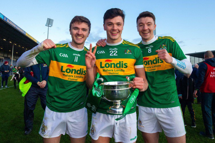 TipperaryGAA's tweet photo. The Kennedy brothers will be lining out together again today in FBD Semple Stadium for our senior footballers. If you have a ticket get along and give the lads your support as they play Down in the Tailteann Cup at 1.45pm 🔵🟡 https://t.co/ppea9ioBhj