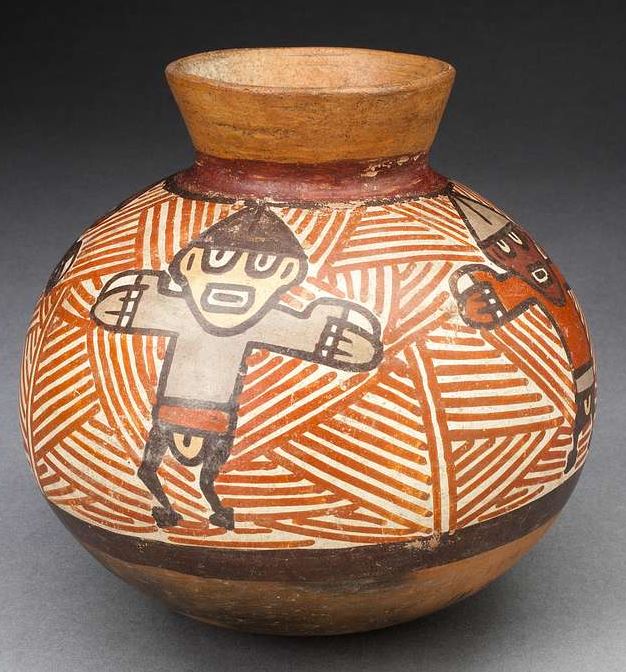 ナスカの古代文明の土器。 あのイラストレーターや漫画家が作ったのでは?と疑惑がいろいろ浮かんでしまう。