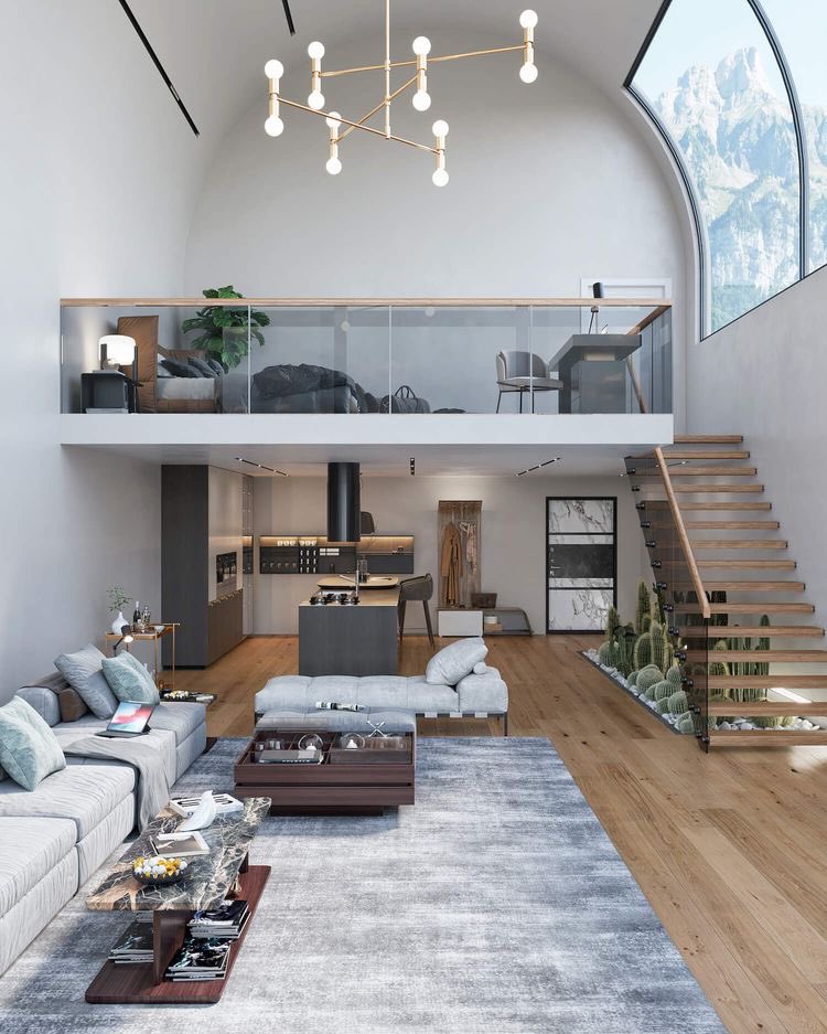 SRDesign_Constr's tweet photo. This loft apartment! 😍 https://t.co/c0WMrjNyFc