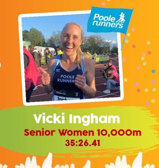 poolerunners's tweet photo. โ ๏ธ Boom!
New Club Record.
Congratulations & well done Vicki ๐๐๐ฅ๐
#clubrecord #highgate10k #poolerunners #ontracknights #running #lane3beerncheer
@NightOf10kPBs https://t.co/WdpzaCCSbJ