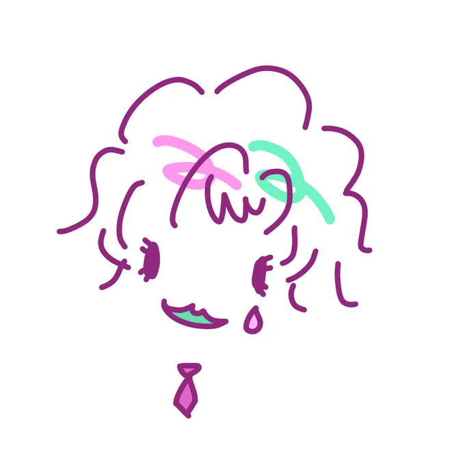 おえかきしたかったけどパソコン立ち上げ面倒なので指で描いた アイコンにしよ