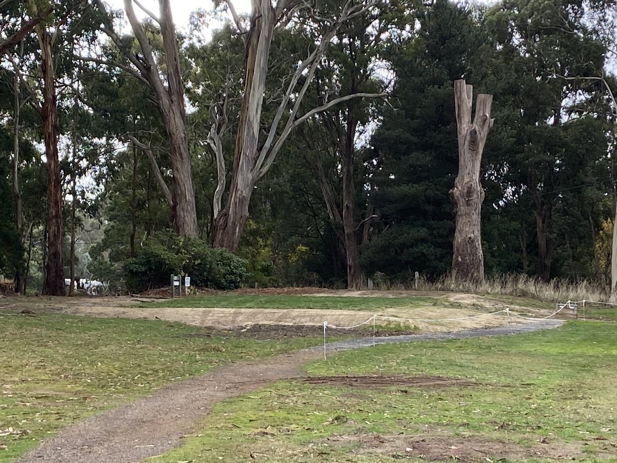 Trentham_GC's tweet photo. Our new 9th tee is taking shape. So much more room https://t.co/wtNjLlhugB