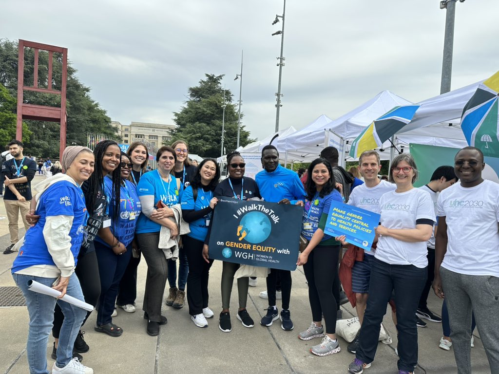 RoopaDhatt's tweet photo. #WalktheTalk a great way to connect with #globalhealth advocates & colleagues from around the world! Some of my action shots as I advocate for #genderequity @womeninGH for women in #hanhealth! @HVaughanJones @shabnumsarfraz #WHA76 https://t.co/NoqnCPIO0Z