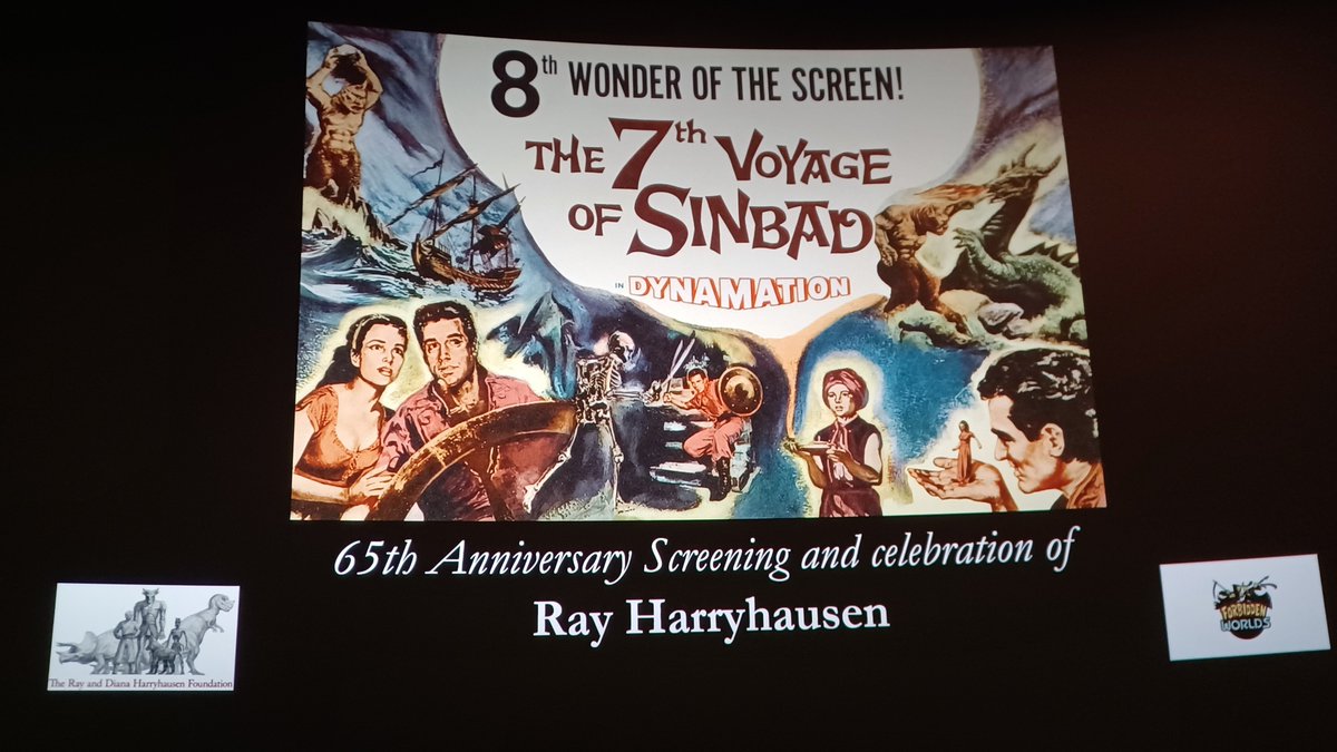 HongKongBlurays's tweet image. Next up is my childhood favourite,  The 7th Voyage of Sinbad! Bliss 😊 
#forbiddenworldsfilmfestival #rayharryhausen #dynamation